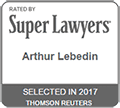 Super Lawyers Arthur L. 2017