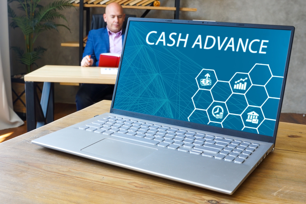Conceptual photo about CASH ADVANCE with written text.